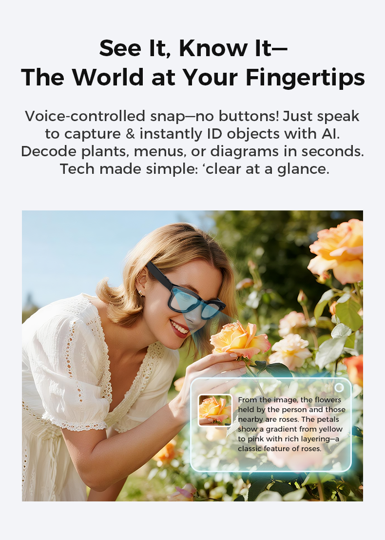 AI SMART CAMERA GLASSES