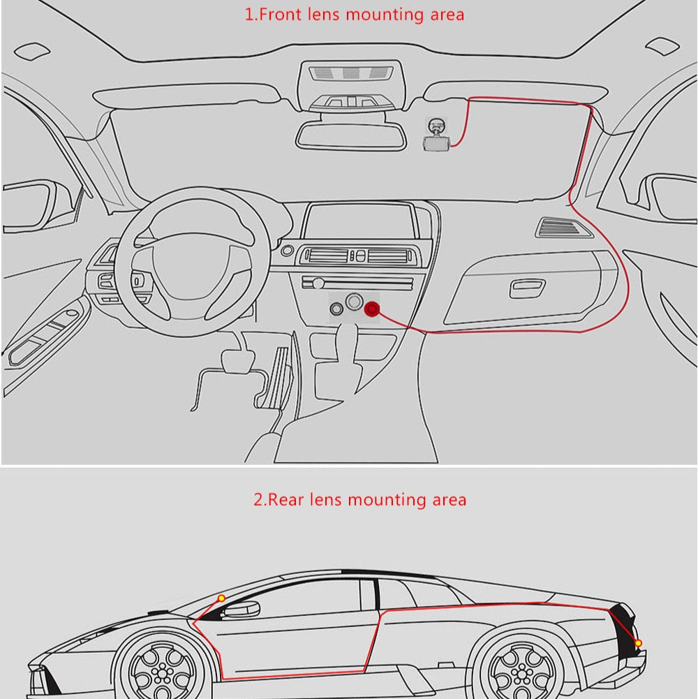 PROCAMS 360 DASHCAM with WiFi