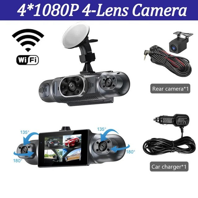 PROCAMS 360 DASHCAM with WiFi